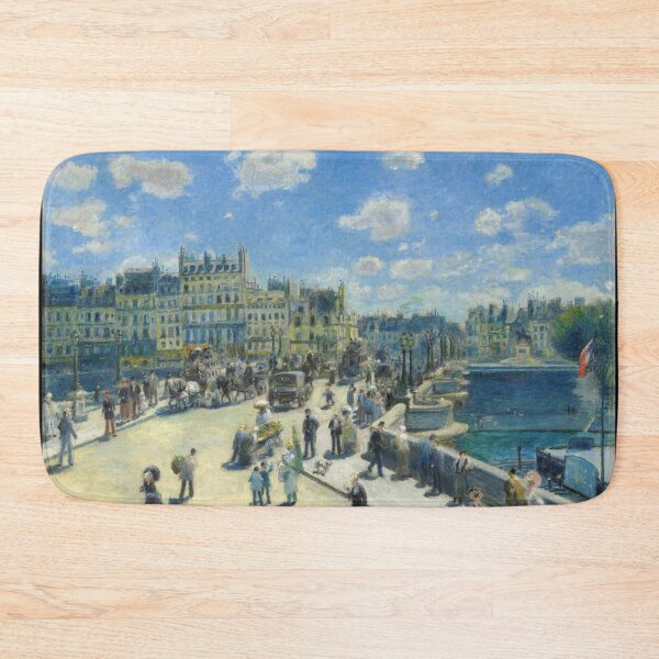 Item preview, Pont Neuf Paris by Pierre-Auguste Renoir: Impressionist Paris Cityscape Poster designed and sold by artofuniverse.
