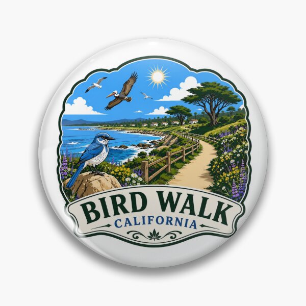 Item preview, Bird Walk, California - Coastal Wildlife Trail designed and sold by Myra365Art.