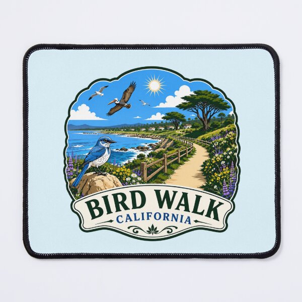 Item preview, Bird Walk, California - Coastal Wildlife Trail designed and sold by Myra365Art.