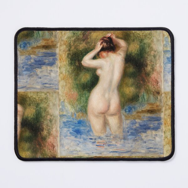 Item preview, The Bather by Pierre-Auguste Renoir: Impressionist Nude Fine Art Poster designed and sold by artofuniverse.