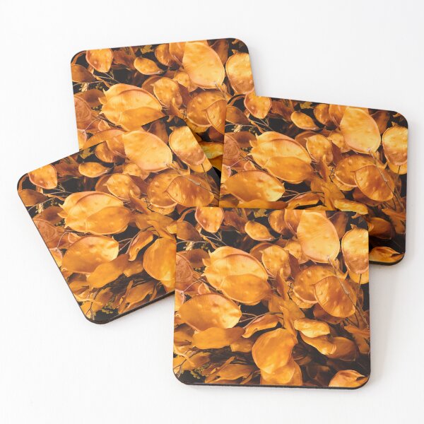 Item preview, Golden-Orange Exotic Leaves Luxurious Art designed and sold by DEC02.
