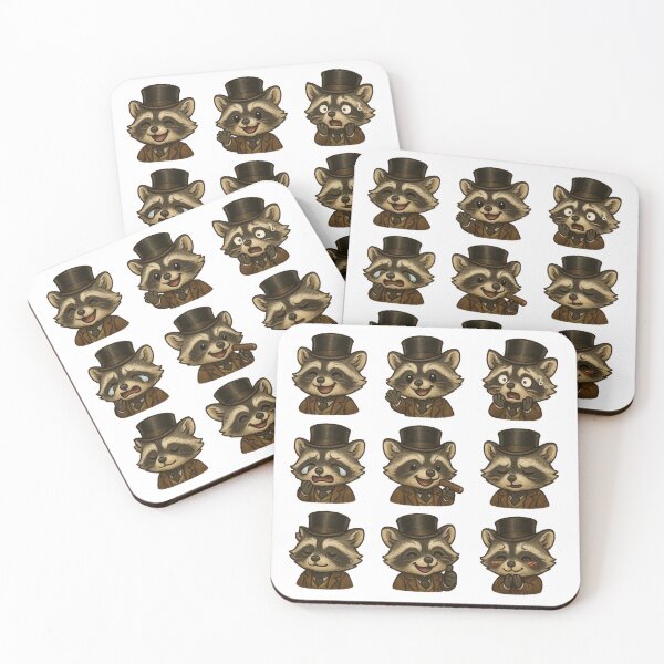 Item preview, Raccoon Selfie in Style designed and sold by AtlantiqArt.