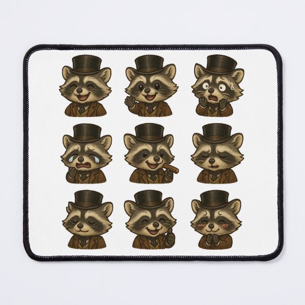 Item preview, Raccoon Selfie in Style designed and sold by AtlantiqArt.