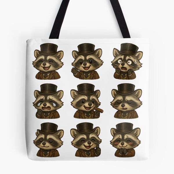 Item preview, Raccoon Selfie in Style designed and sold by AtlantiqArt.