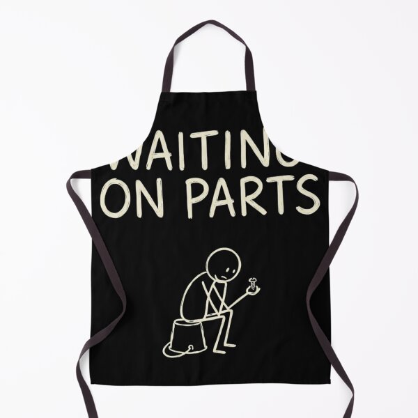 Item preview, Waiting On Parts Funny Mechanic - Clumsy Handyman Repair Stickman designed and sold by haitrieuic96.