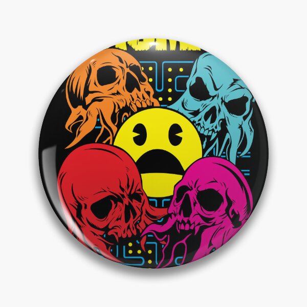 Item preview, skull monster pacman designed and sold by GravicPopart21.
