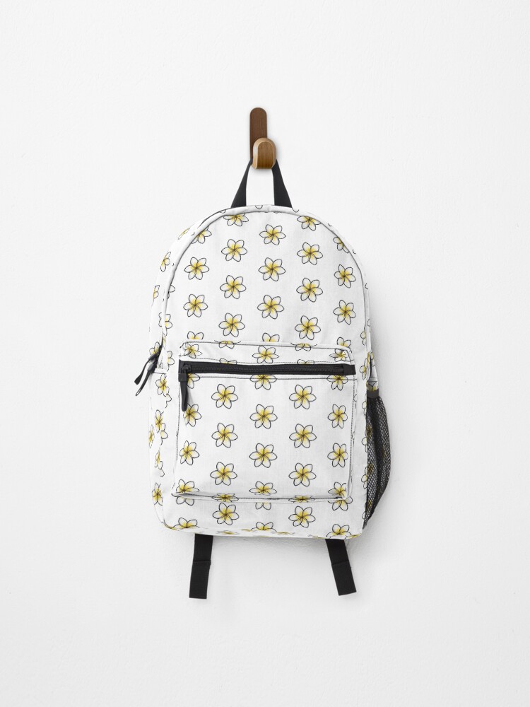 Thumbnail 1 of 3, Backpack, Plumeria designed and sold by GraphicsClub.
