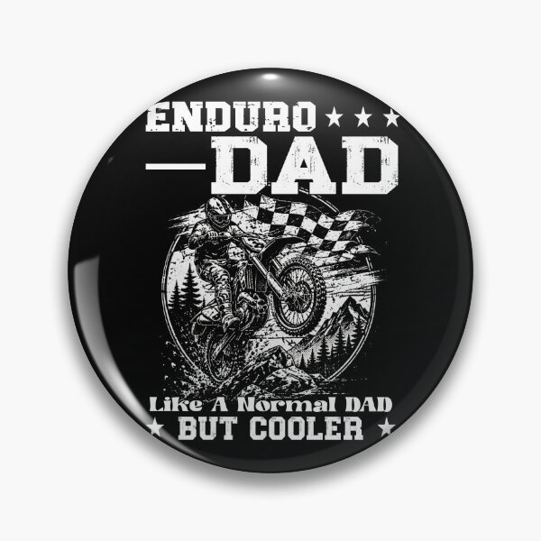 Item preview, Enduro Dad Like A Normal Dad But Cooler Graphic | Dirt Bike Dad Hard Enduro Cool Father Fathers Day  designed and sold by Jt41.