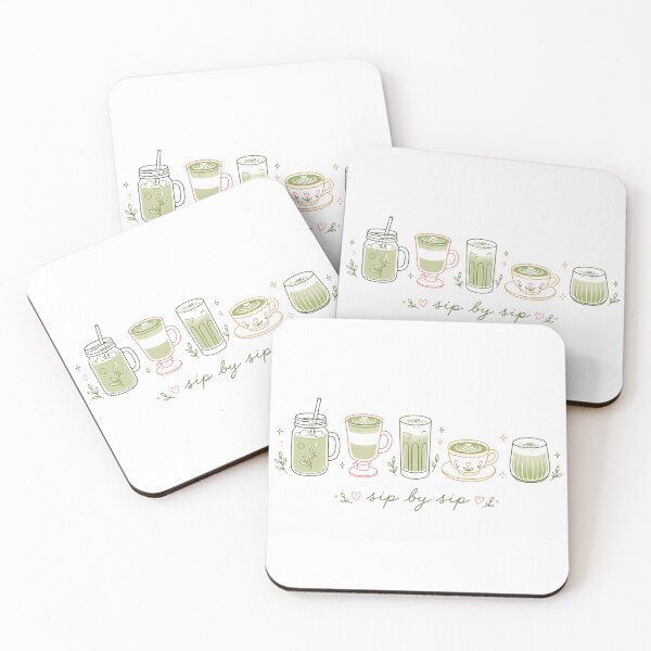 Item preview, Sip by Sip – Matcha Lover Aesthetic Drink Art designed and sold by BrewmarkStudio.