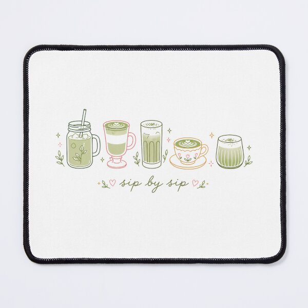 Item preview, Sip by Sip – Matcha Lover Aesthetic Drink Art designed and sold by BrewmarkStudio.