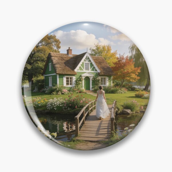 Artikelvorschau, Dreamy Green Cottage on a Secret Island entworfen und verkauft von BlareBlare.