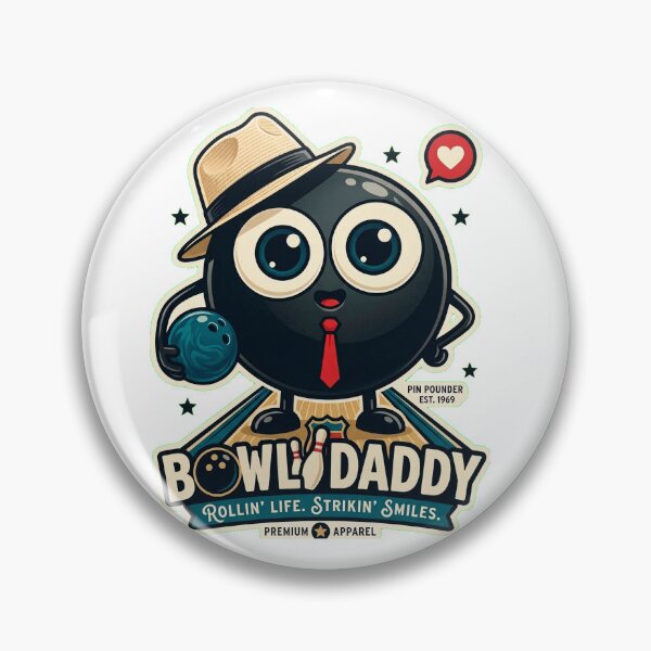 Item preview, Bowl Daddy Retro Bowling League Father's Day Gift designed and sold by Surreal Characters & Cute Pups.
