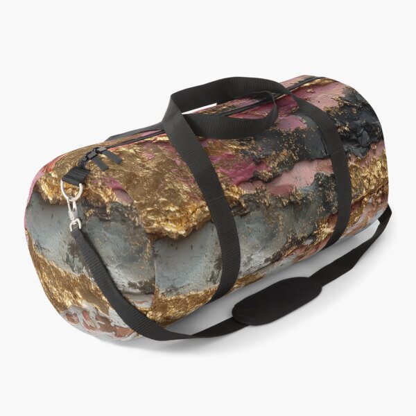 Item preview, Textured Pink and Gold Leaf Abstract Painting designed and sold by colorful-white.