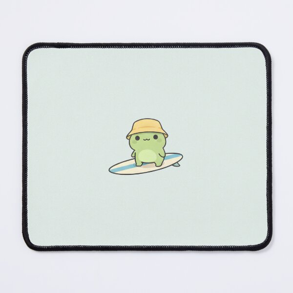 Item preview, Cute Kawaii Frog surfing designed and sold by pixellm.