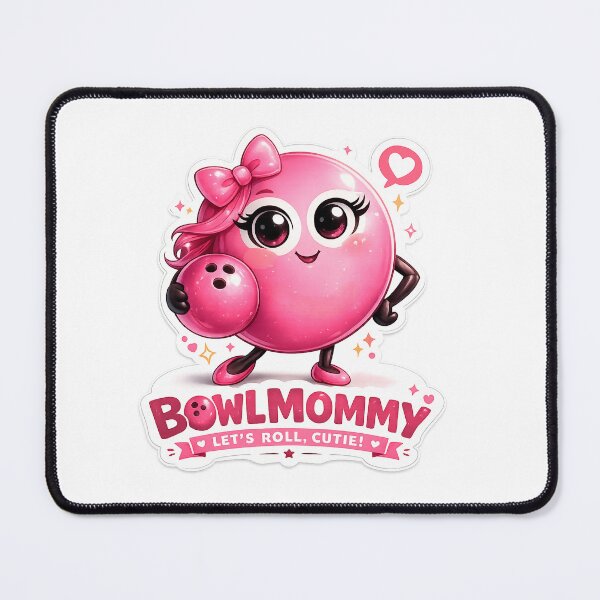 Item preview, Bowl Mommy Cute Pink Bowling Ball Mother's Day Gift designed and sold by Surreal Characters & Cute Pups.
