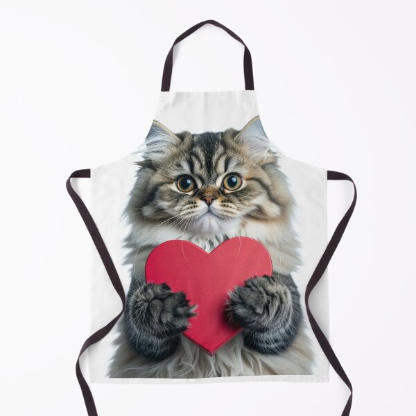 Item preview, Seal Point Birman Cat with Red Heart Box Poster - Sincere Love Pet Graphic - Elegant Anniversary Gift designed and sold by WildGentlemen.