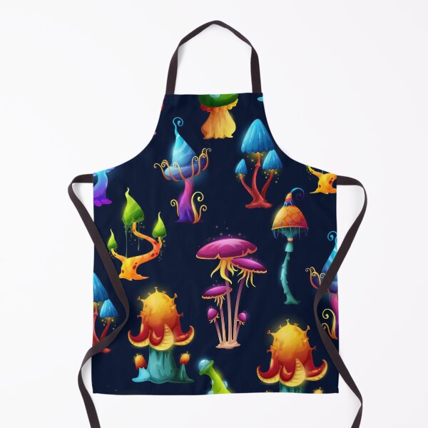 Item preview, Fantasy Mushroom Forest Pattern – Colorful Magical Woodland Seamless Design designed and sold by RJACreative.