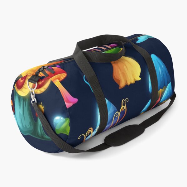 Item preview, Fantasy Mushroom Forest Pattern – Colorful Magical Woodland Seamless Design designed and sold by RJACreative.