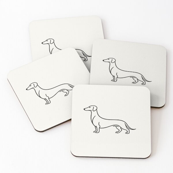 Item preview, Minimalist Dachshund Dog Line Art Heritage Silhouette designed and sold by tineldesign.