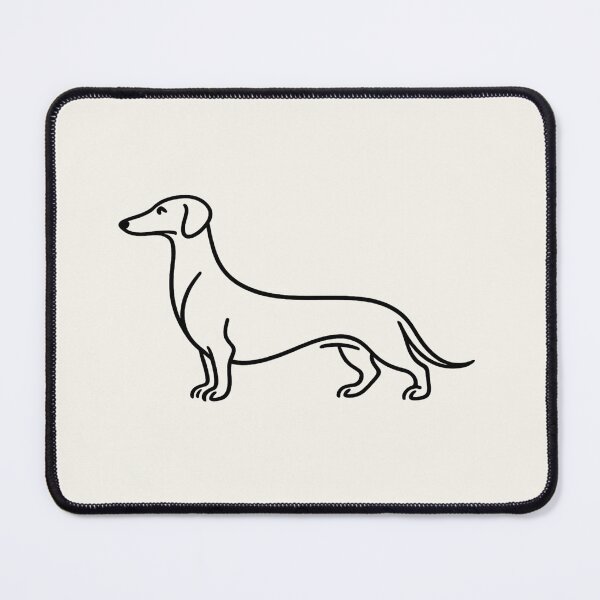 Item preview, Minimalist Dachshund Dog Line Art Heritage Silhouette designed and sold by tineldesign.