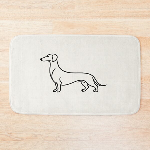 Item preview, Minimalist Dachshund Dog Line Art Heritage Silhouette designed and sold by tineldesign.
