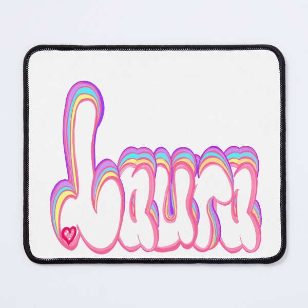 Item preview, Laura Name Personalized Custom Gifts for girls and women in pastel colors designed and sold by Artonmytee.