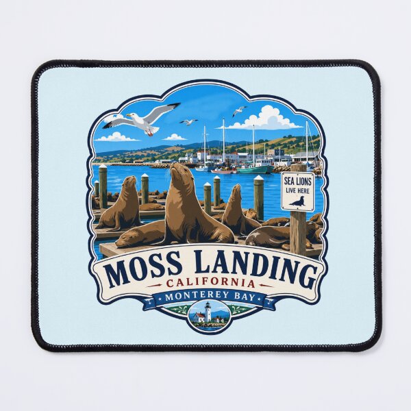 Item preview, Moss Landing, California - Sea Lions designed and sold by Myra365Art.