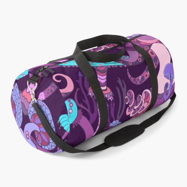 Item preview, Psychedelic Mushroom Forest Pattern – Dark Fantasy Seamless Woodland Design designed and sold by RJACreative.