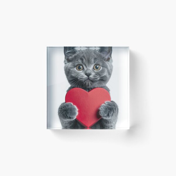 Item preview, Joyful Grey and White Kitten wearing Blue Cap Poster - Funny Excited Meowing Baby Cat Graphic - Cute Pet Attitude Art designed and sold by WildGentlemen.
