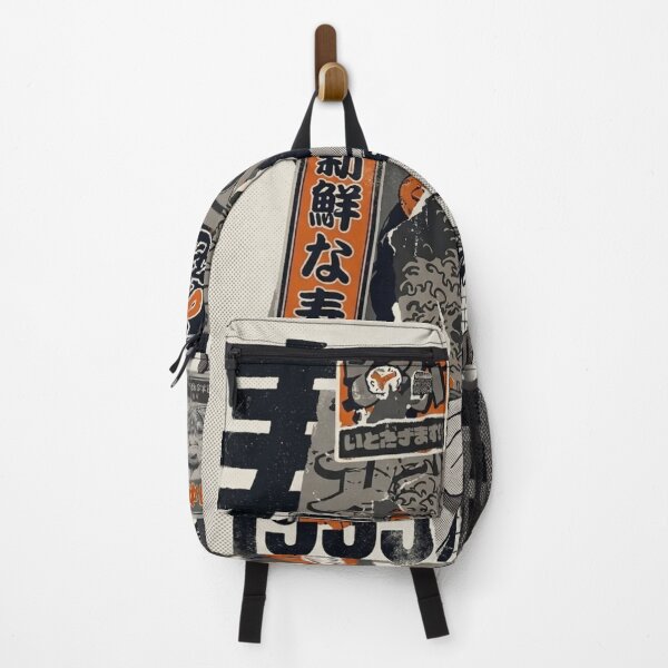 Item preview, Vintage Sushi Collage – Retro Japanese Manga Street Poster designed and sold by zumerdiego.