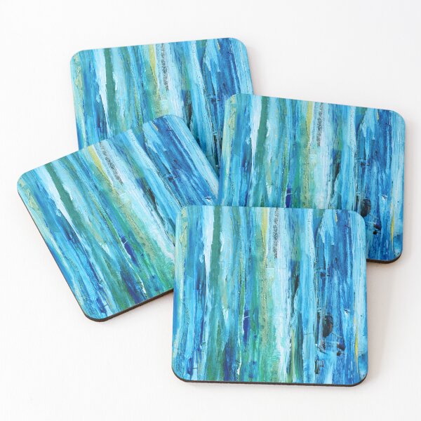 Item preview, Blue, Aqua, And Sea Foam Green Abstract Painting  designed and sold by DEC02.