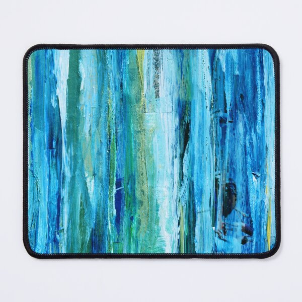 Item preview, Blue, Aqua, And Sea Foam Green Abstract Painting designed and sold by DEC02.