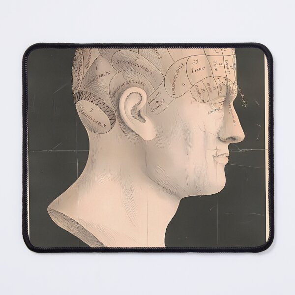 Item preview, Phrenology Skull Head Map | Anatomy Art designed and sold by GammaRay.