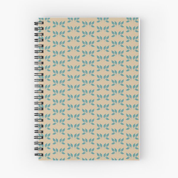 Item preview, Teal botanical Leaf Cottagecore Pattern designed and sold by Designs by christel_treiber.