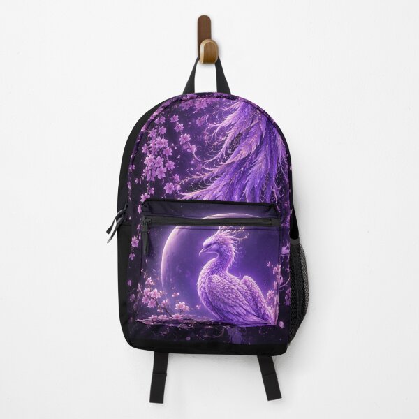 Item preview, Lavender Phoenix of Wisdom | Mystical Purple Phoenix on Cherry Blossom Tree designed and sold by MysticPurpleHue.
