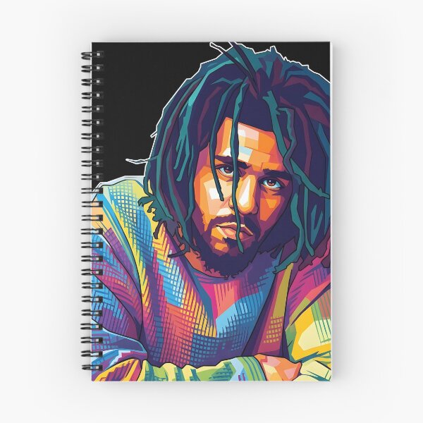 Aperçu de l'œuvre J Cole Pop Art créée et vendue par Superkent.