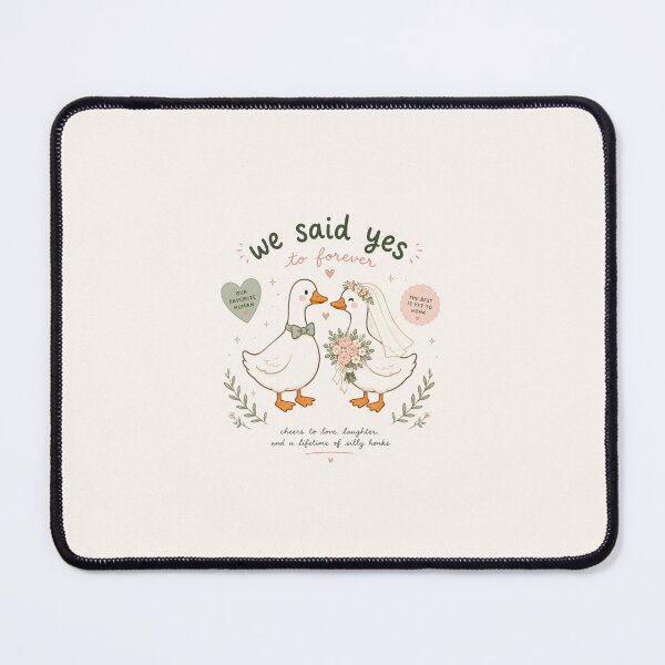 Item preview, We Said Yes Wedding Geese designed and sold by Kena_123.