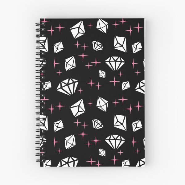 Item preview, Mid-Century Modern White Diamond-Design Pattern On Black designed and sold by DEC02.