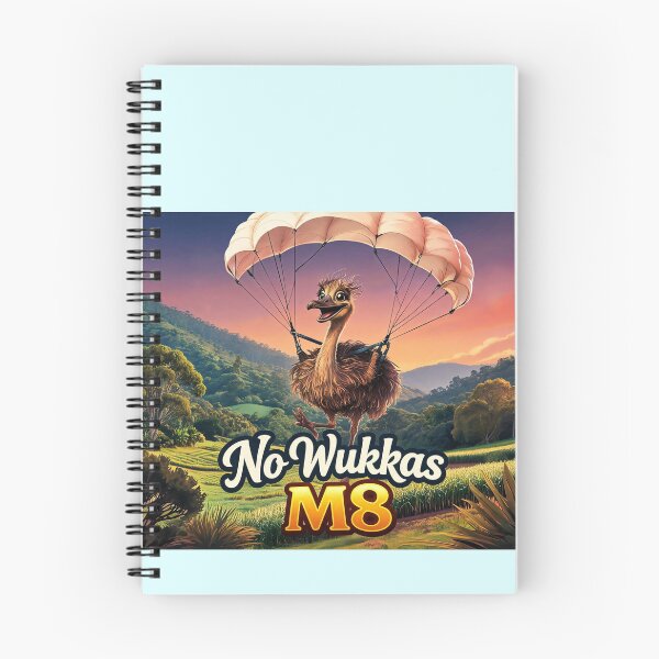 Item preview, Emu - No Wukkas M8 designed and sold by The Aussie Muse • Purple Empress  .