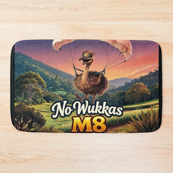 Item preview, Emu - No Wukkas M8 designed and sold by The Aussie Muse • Purple Empress  .