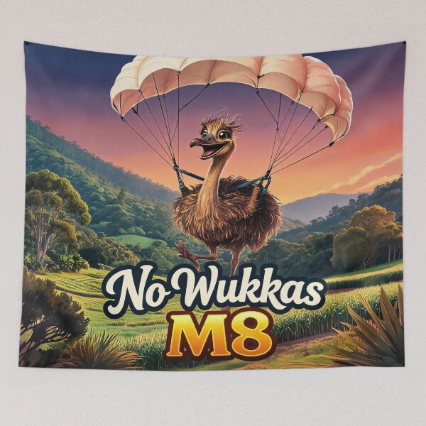 Item preview, Emu - No Wukkas M8 designed and sold by The Aussie Muse • Purple Empress  .