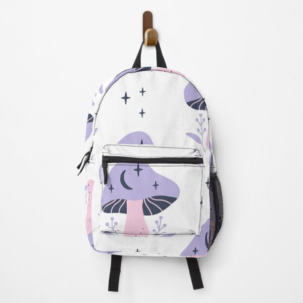 Item preview, Celestial Mushroom Pattern – Moon & Stars Fairycore Seamless Design designed and sold by RJACreative.