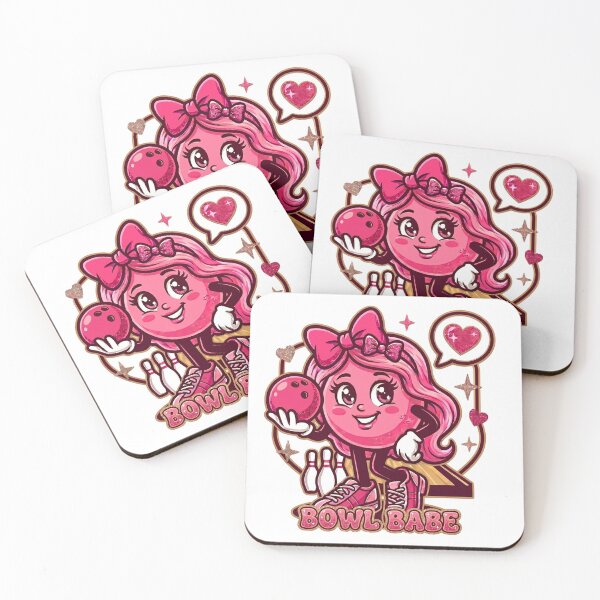 Item preview, Bowl Babe Y2K Glitter Pink Bowling Queen Graphic designed and sold by Surreal Characters & Cute Pups.