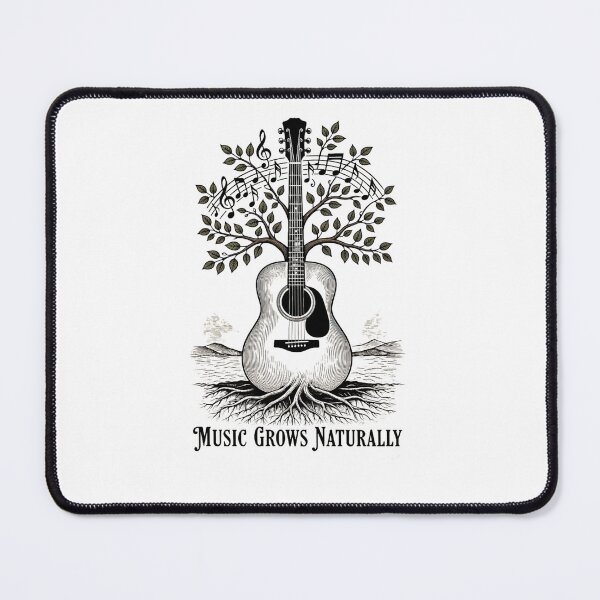 Item preview, Music Grows Naturally | Guitar Tree Music Art designed and sold by NatureHarmony16.