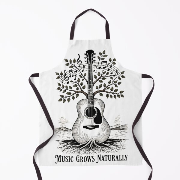 Item preview, Music Grows Naturally | Guitar Tree Music Art designed and sold by NatureHarmony16.