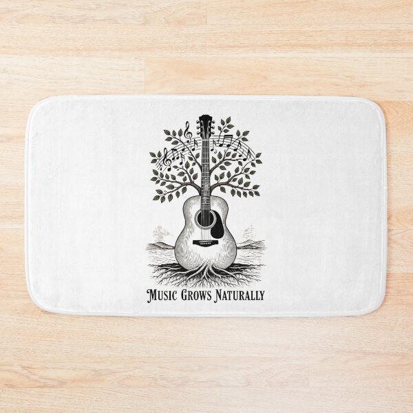 Item preview, Music Grows Naturally | Guitar Tree Music Art designed and sold by NatureHarmony16.