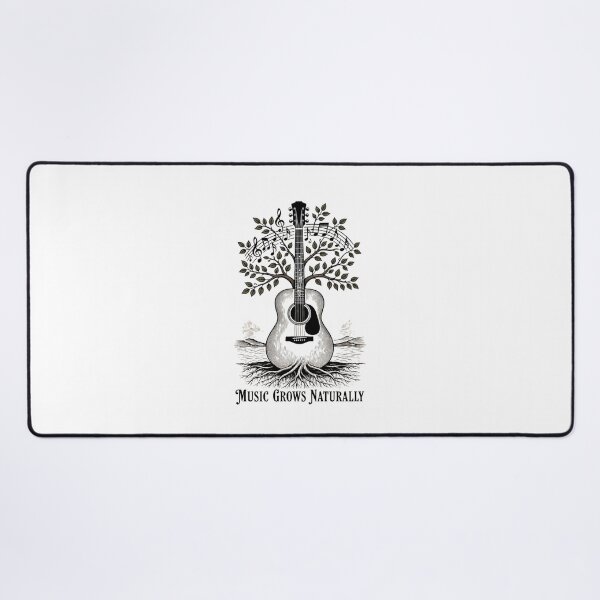 Item preview, Music Grows Naturally | Guitar Tree Music Art designed and sold by NatureHarmony16.