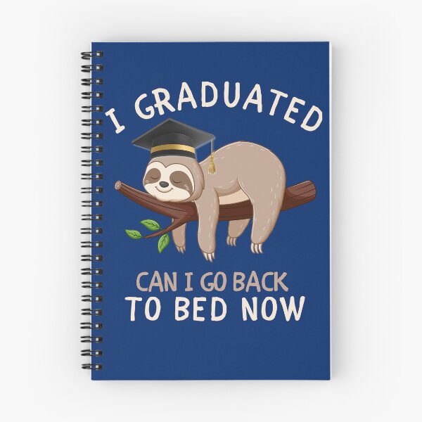 Item preview, I Graduated Can I Go Back To Bed Now Funny Sloth Graduation Gift designed and sold by tarzbol.