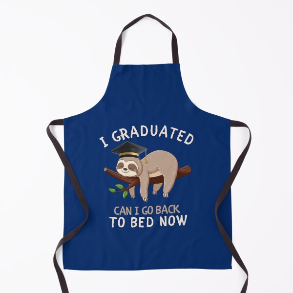 Item preview, I Graduated Can I Go Back To Bed Now Funny Sloth Graduation Gift designed and sold by tarzbol.
