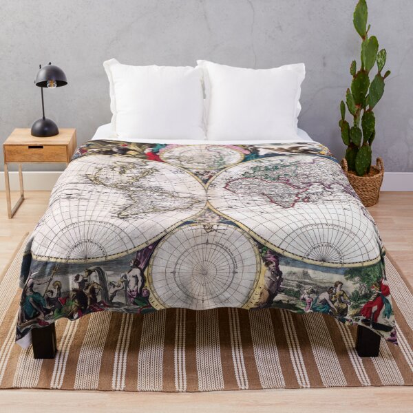 Item preview, Mapa antiguo del mundo de Bormeester/holandés, circa 1685. designed and sold by sunrisecoast.